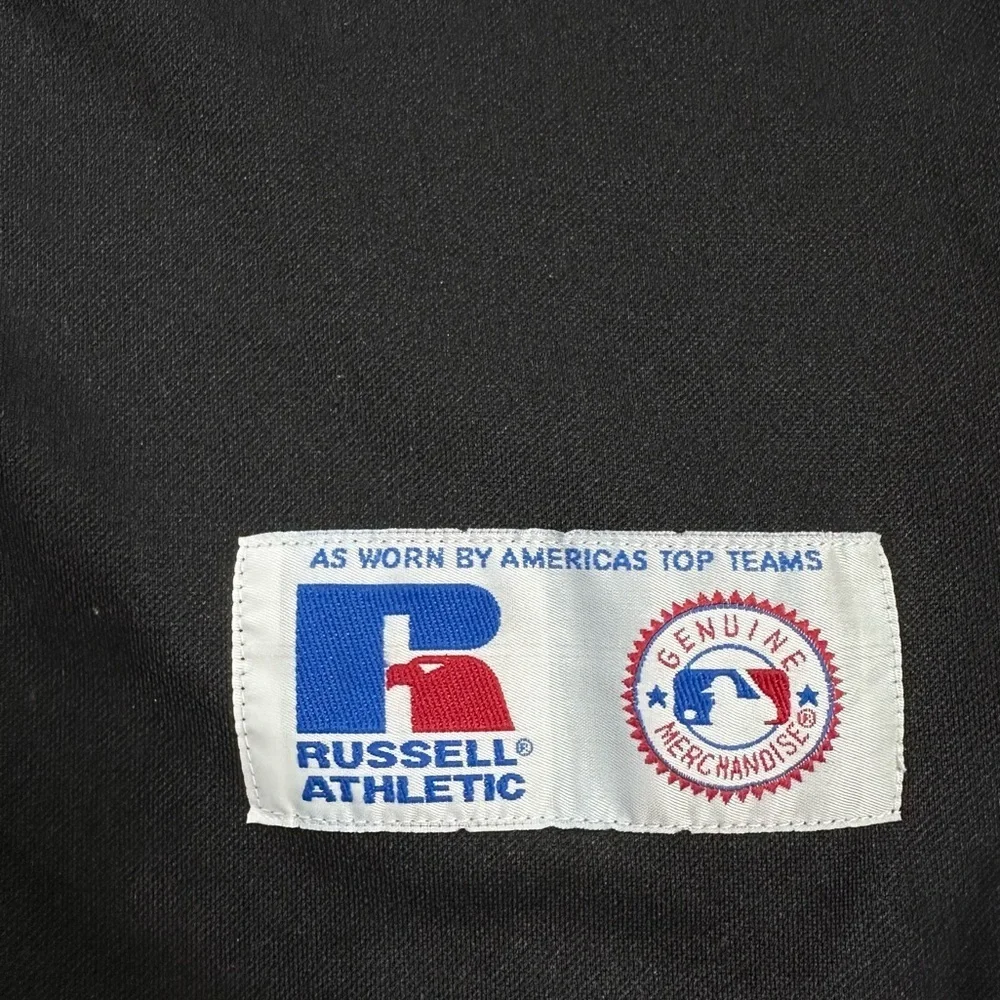 Vintage San Francisco Giants Jersey 14/16 Youth Black MLB Baseball Russell 90s